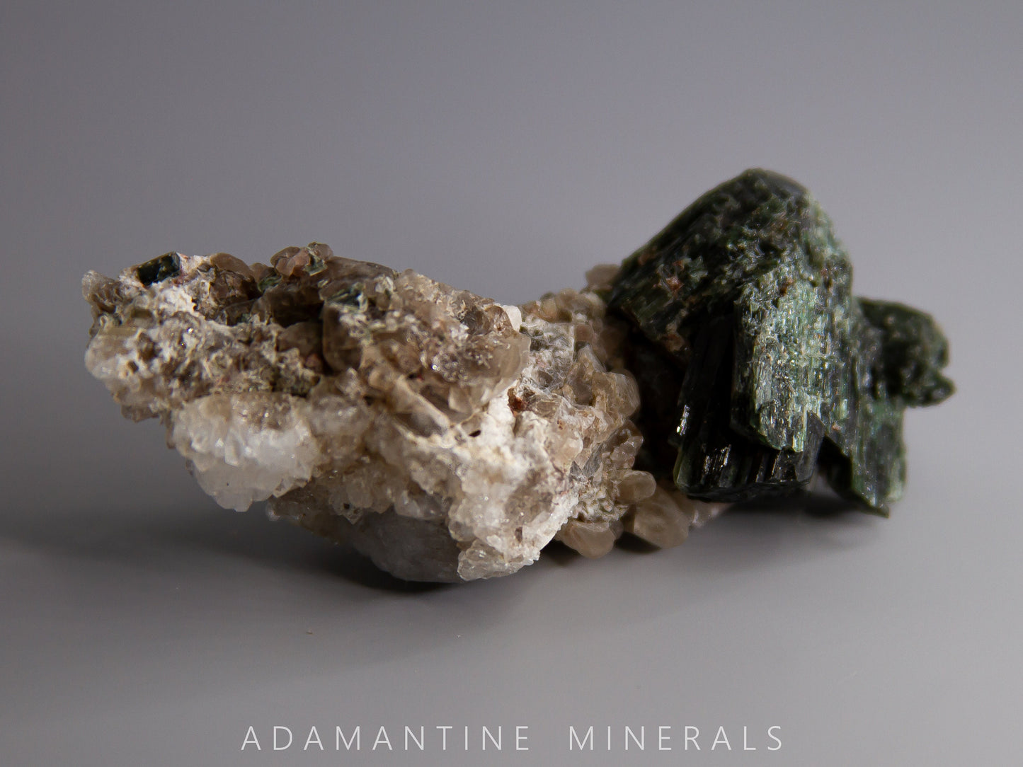 Actinolite, Analcime, and Quartz
