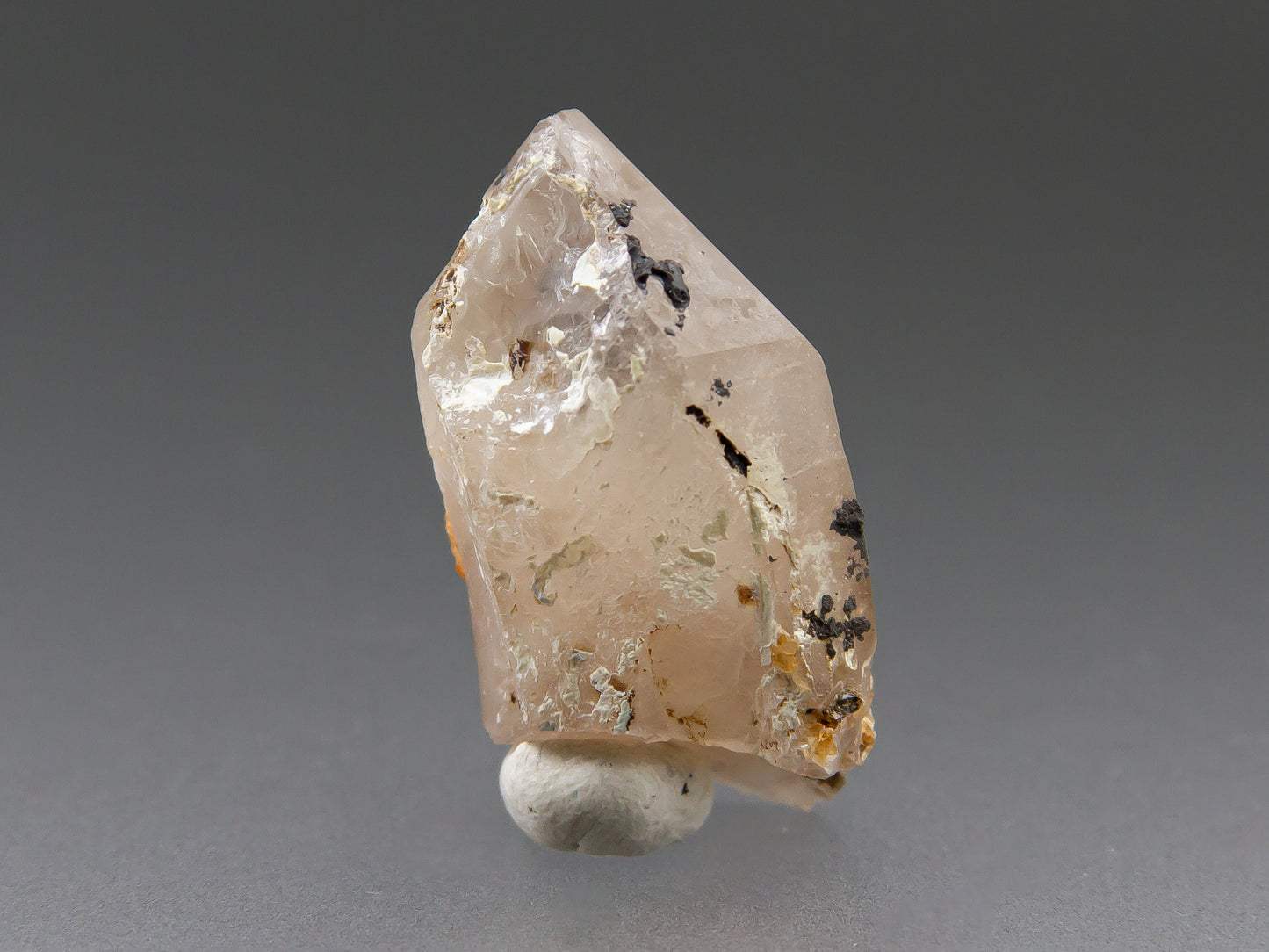 Spessartine Garnet & Smoky Quartz