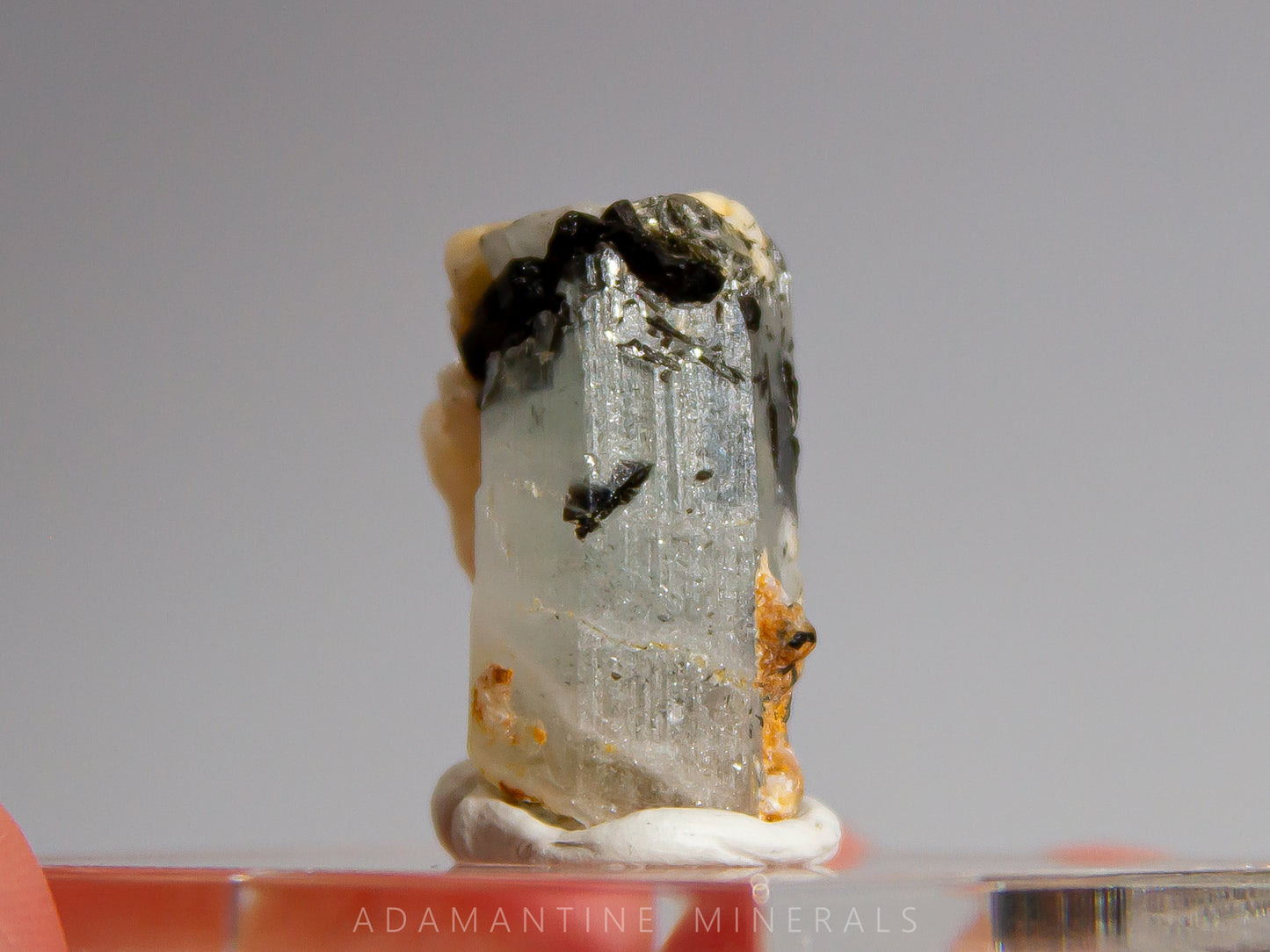 Beryl var. Aquamarine, Tourmaline & Albite