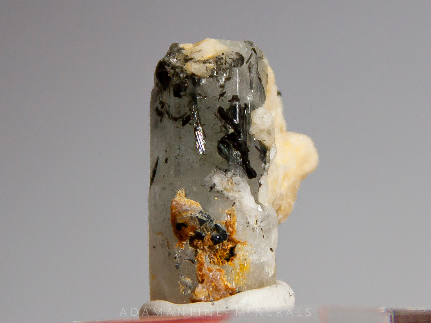 Beryl var. Aquamarine, Tourmaline & Albite