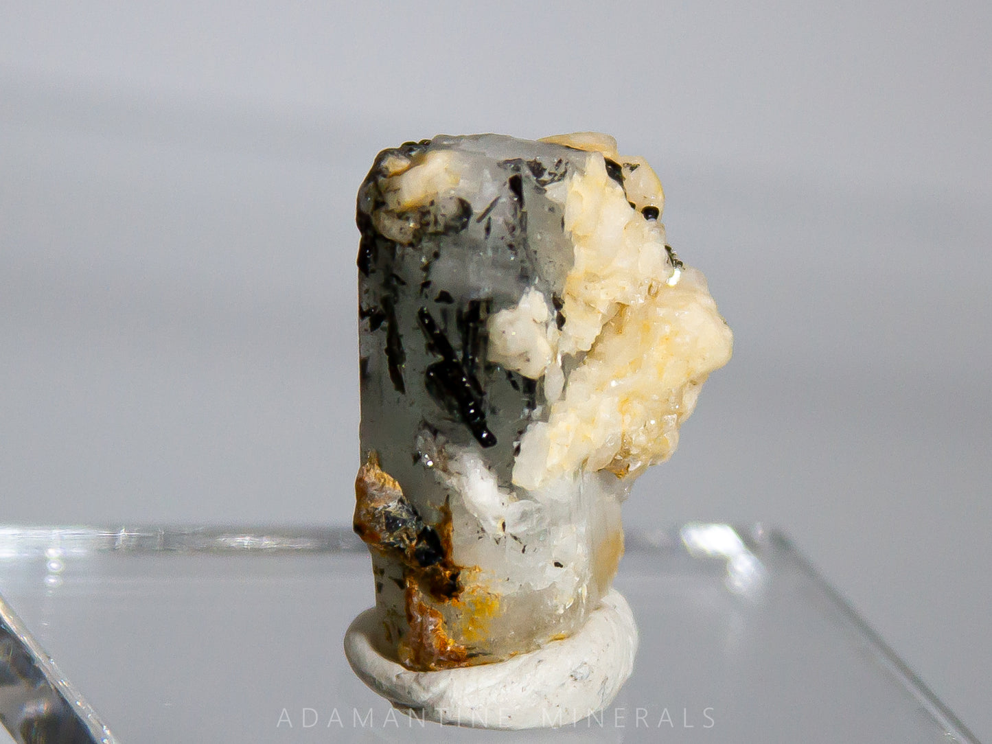 Beryl var. Aquamarine, Tourmaline & Albite