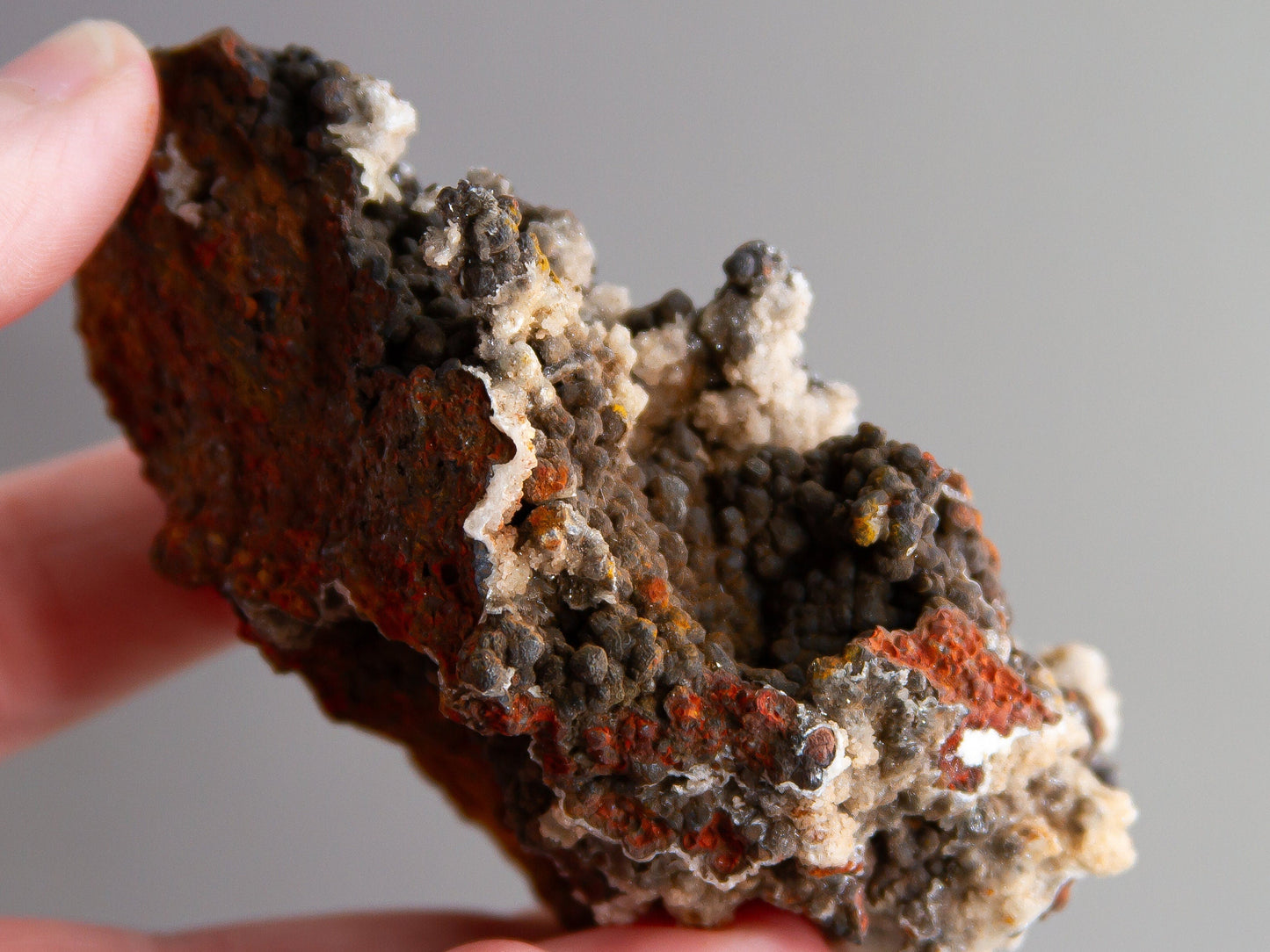 Adamite and Austinite on Goethite