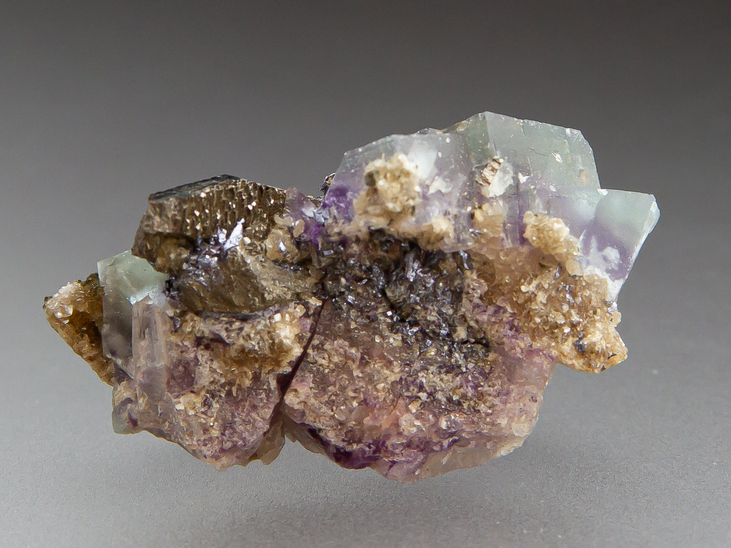 Fluorite and Arsenopyrite