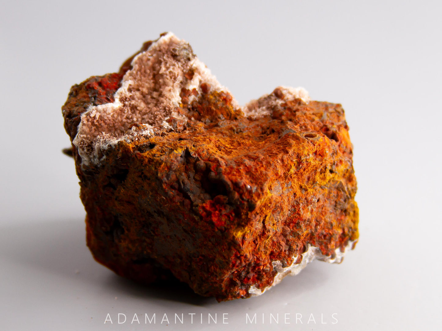 Adamite and Austinite on Goethite