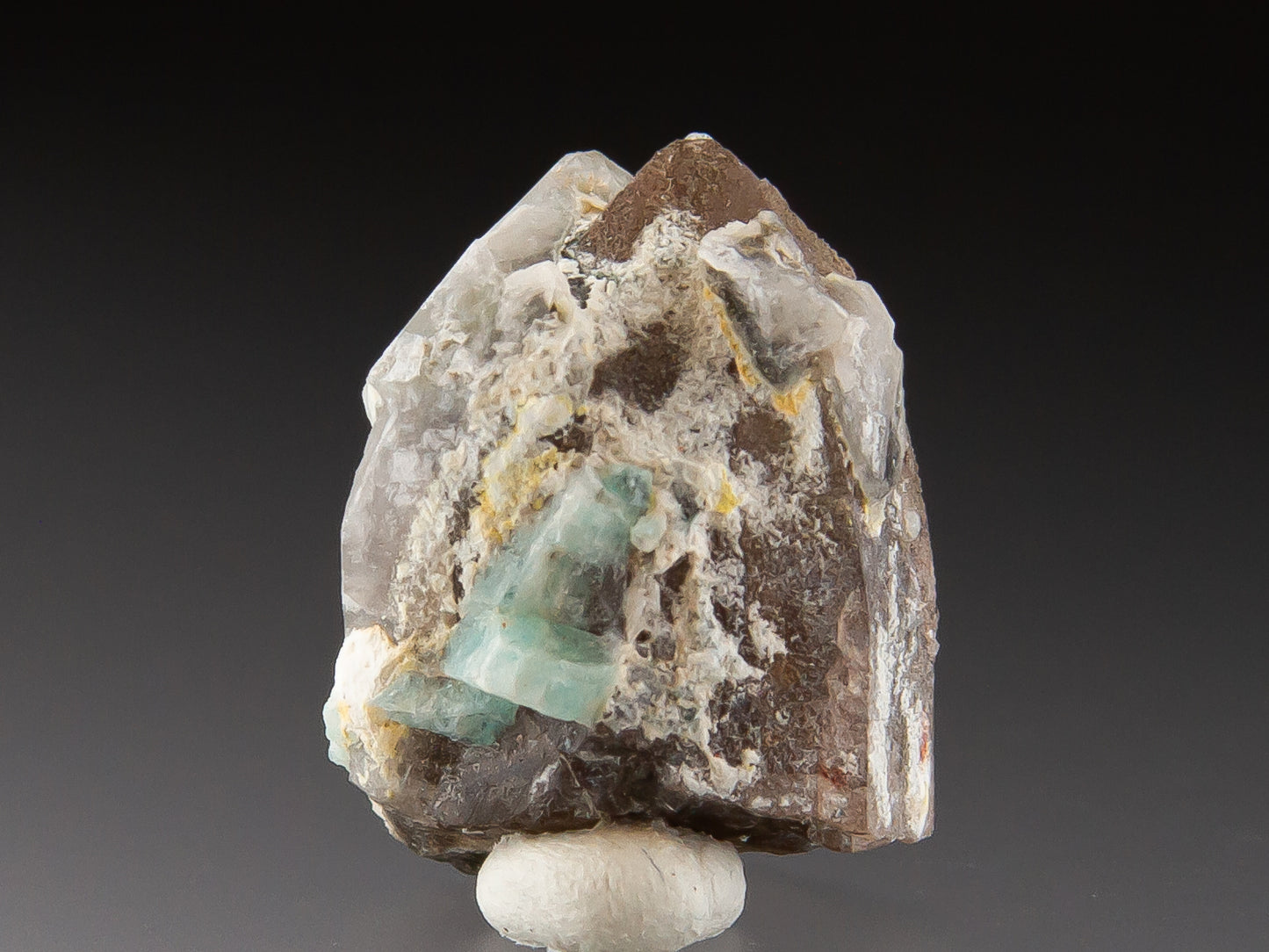 Quartz Var. Smoky with Amazonite