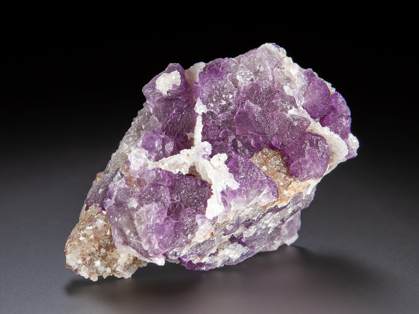 Fluorite and Orthoclase