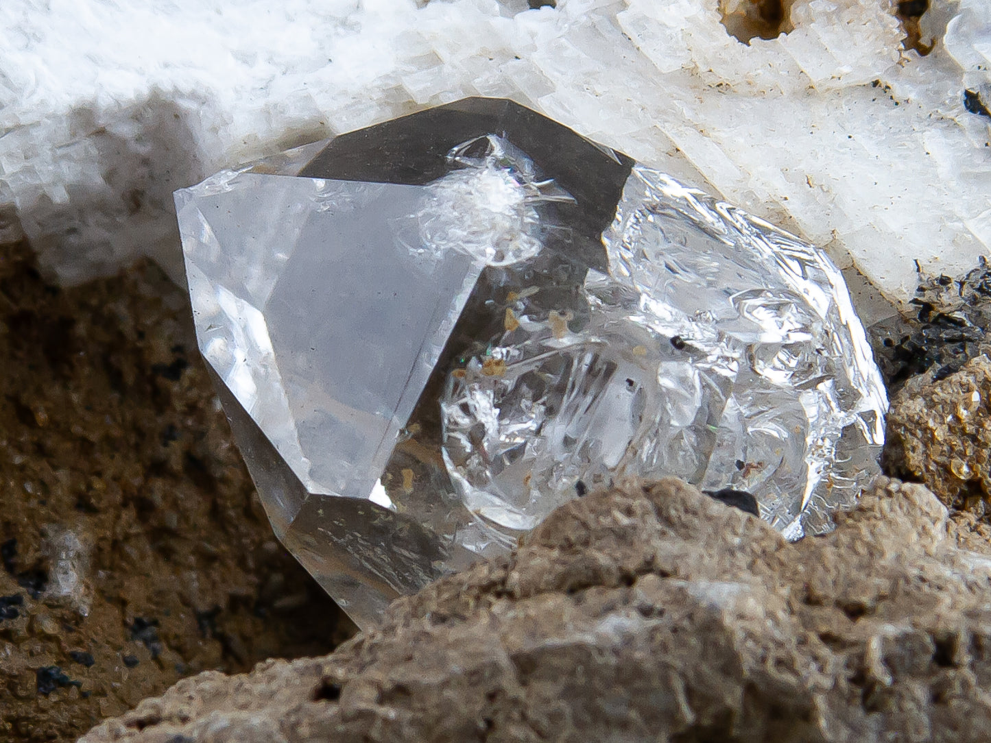 Quartz Var. Herkimer Diamond