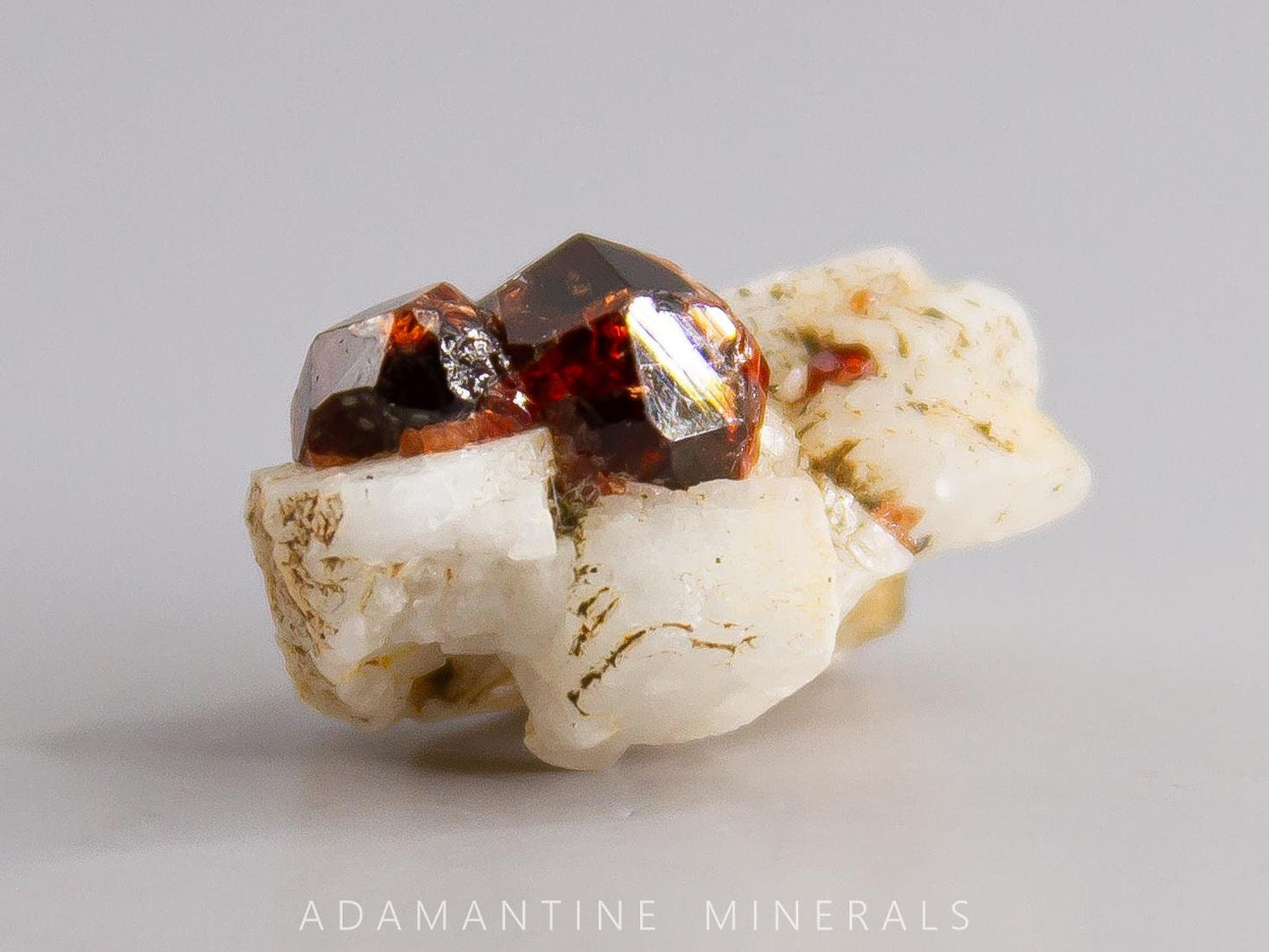 Garnet with Albite