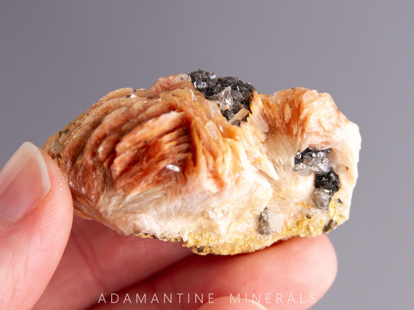 Barite with Cerussite and Galena