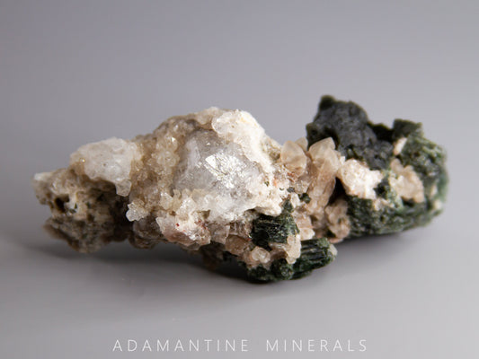 Actinolite, Analcime, and Quartz