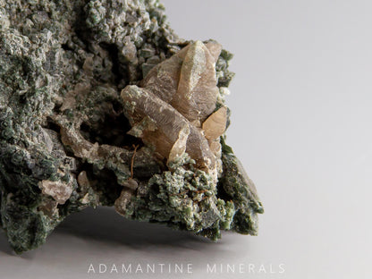 Actinolite with Quartz