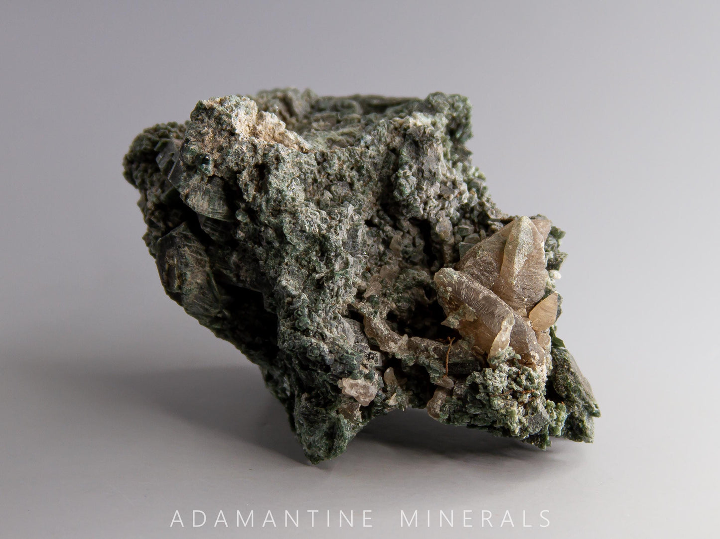 Actinolite with Quartz