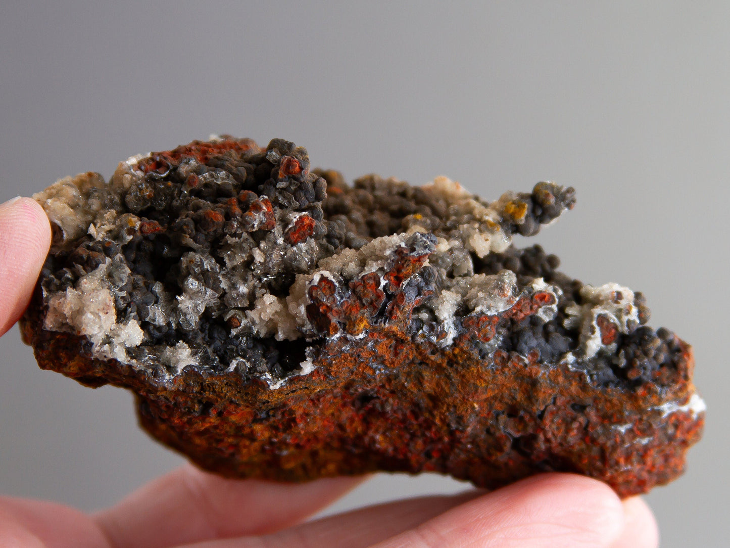 Adamite and Austinite on Goethite