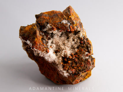 Adamite and Austinite on Goethite