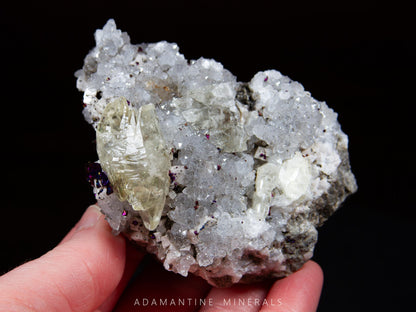 Chalcopyrite, Calcite, Quartz and Dolomite