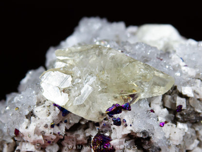 Chalcopyrite, Calcite, Quartz and Dolomite
