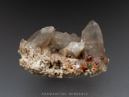 Smoky Quartz & Spessartine Garnet