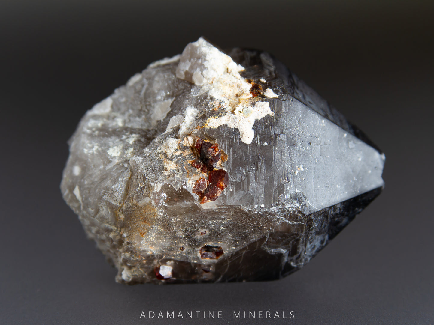 Smoky Quartz & Spessartine Garnet
