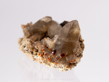 Smoky Quartz & Spessartine Garnet