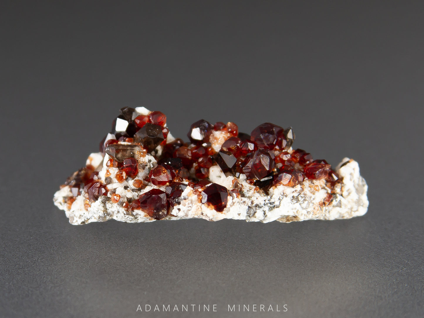 Spessartine Garnet  & Smoky Quartz