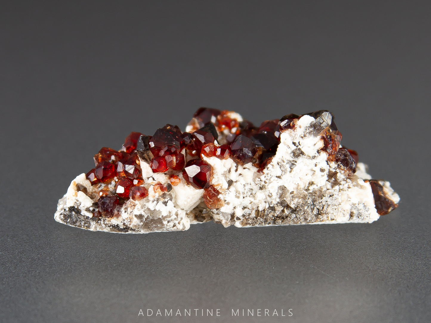 Spessartine Garnet  & Smoky Quartz