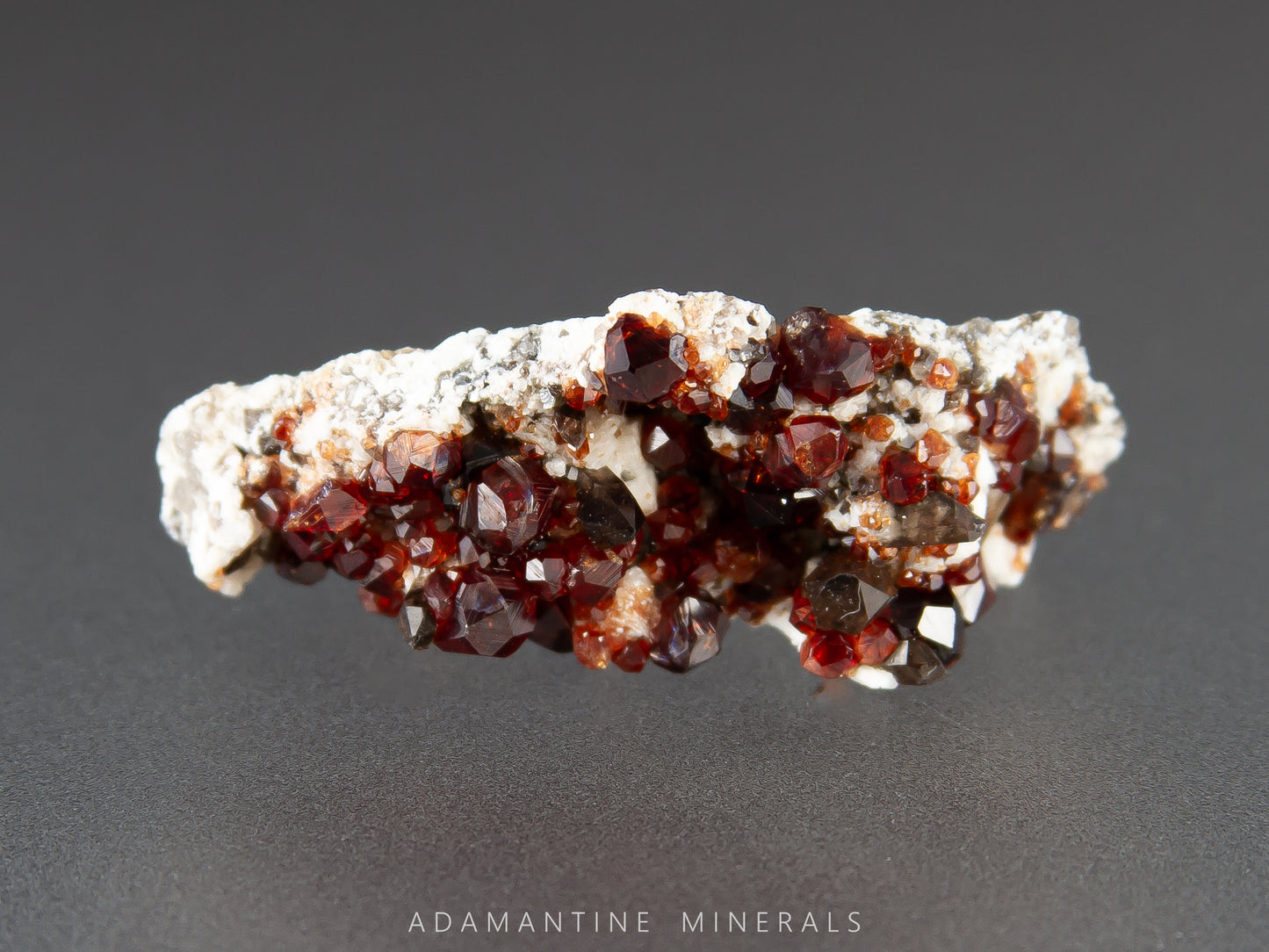 Spessartine Garnet  & Smoky Quartz