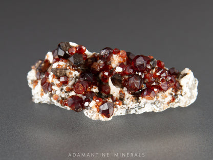 Spessartine Garnet  & Smoky Quartz