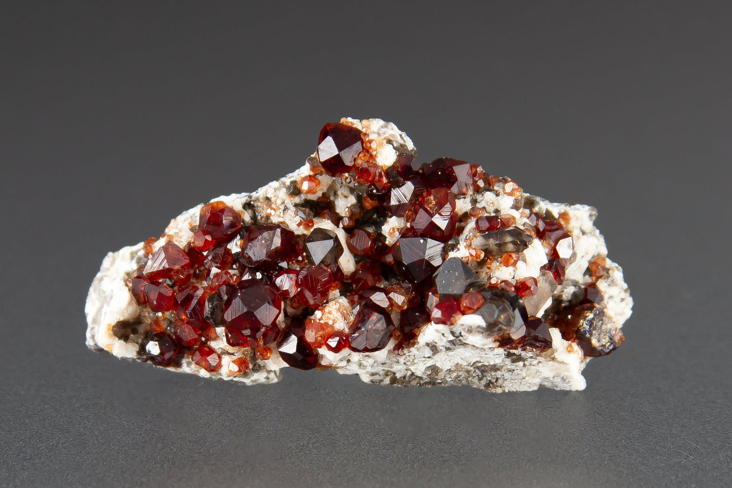Spessartine Garnet  & Smoky Quartz