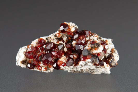 Spessartine Garnet  & Smoky Quartz