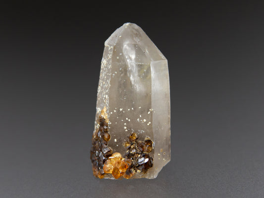 Spessartine Garnet & Smoky Quartz