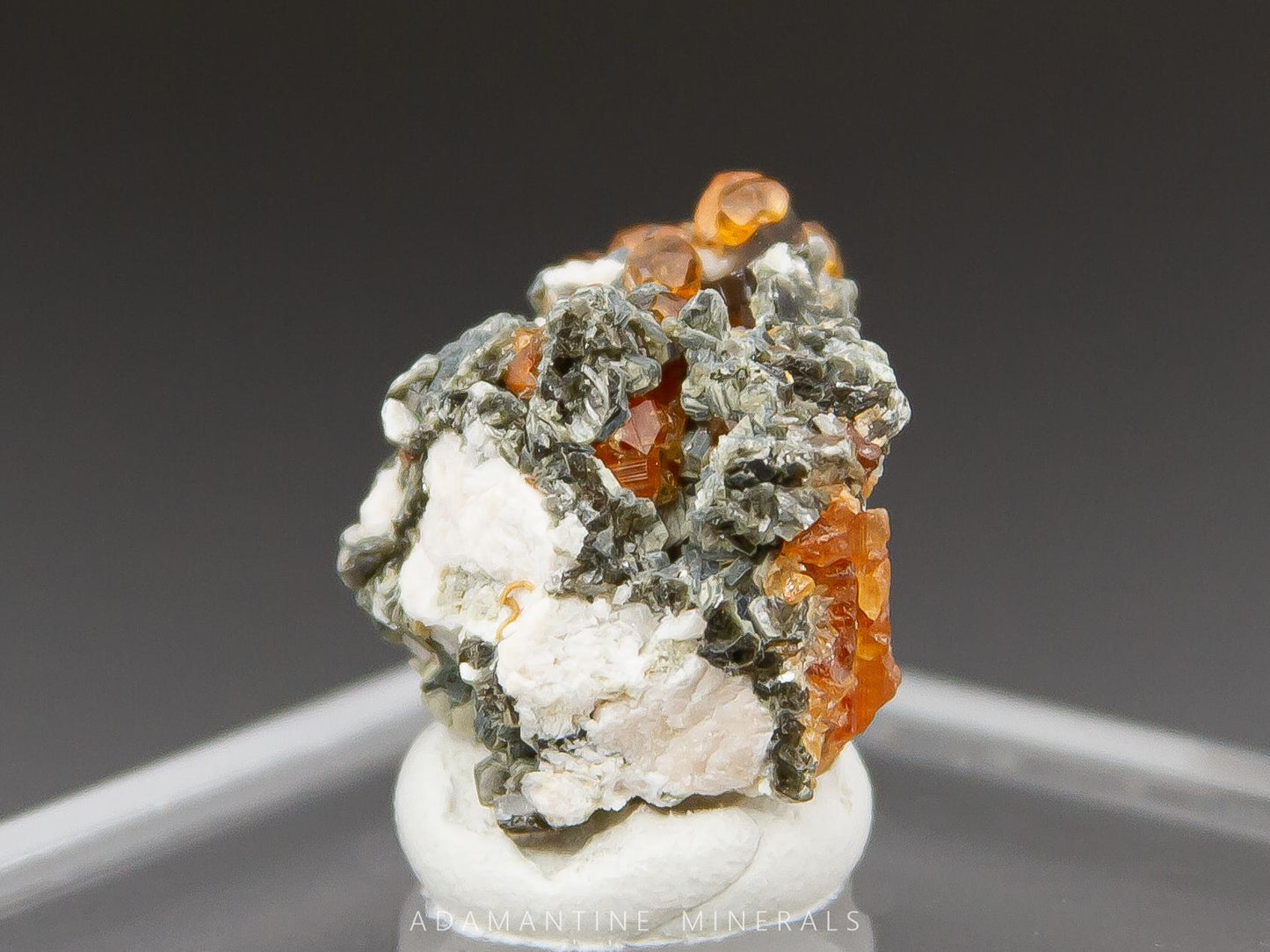 Spessartine Garnet with Mica