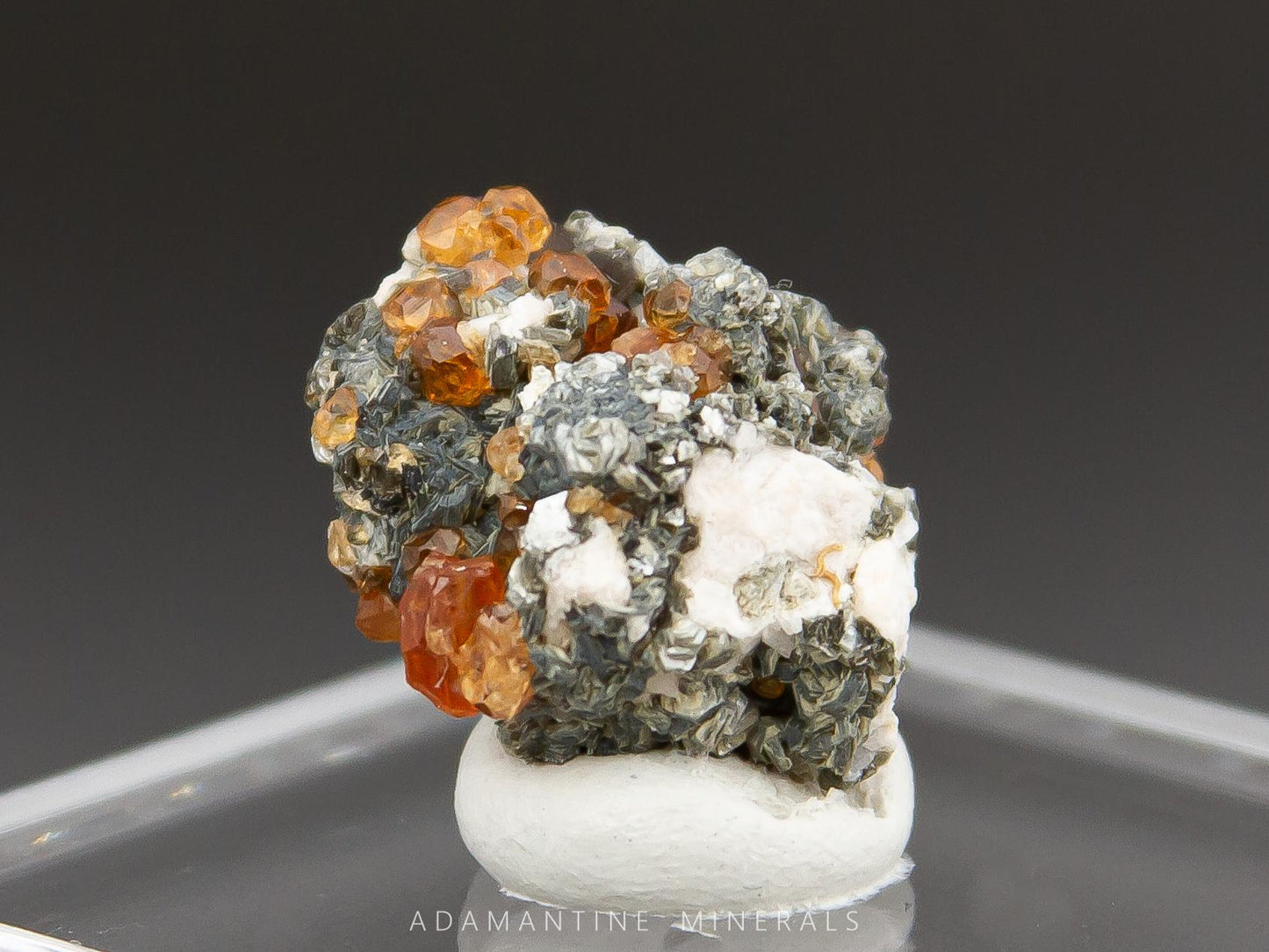 Spessartine Garnet with Mica