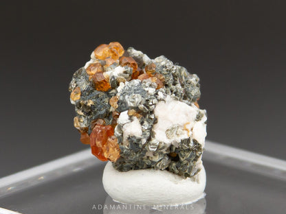 Spessartine Garnet with Mica