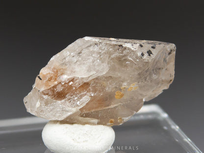 Spessartine Garnets on Smoky Quartz