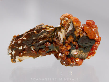 Vanadinite on Barite