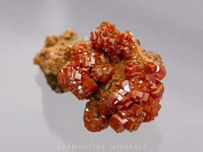 Vanadinite on Barite