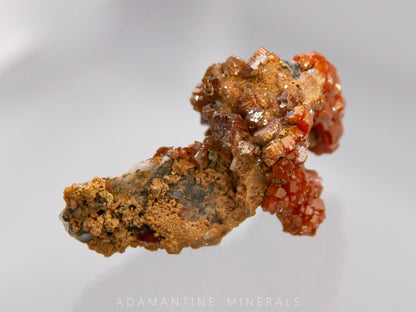 Vanadinite on Barite