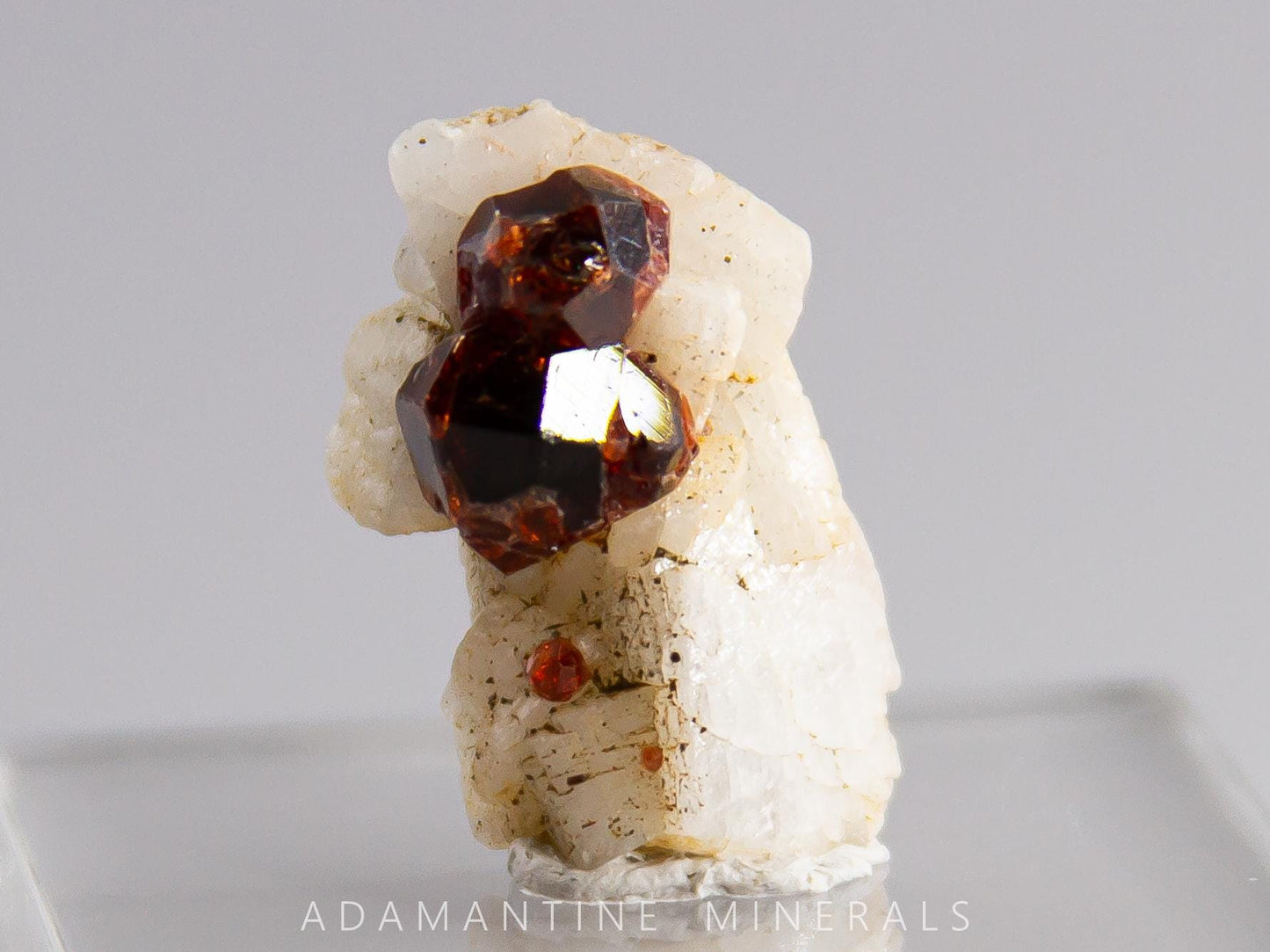 Garnet with Albite
