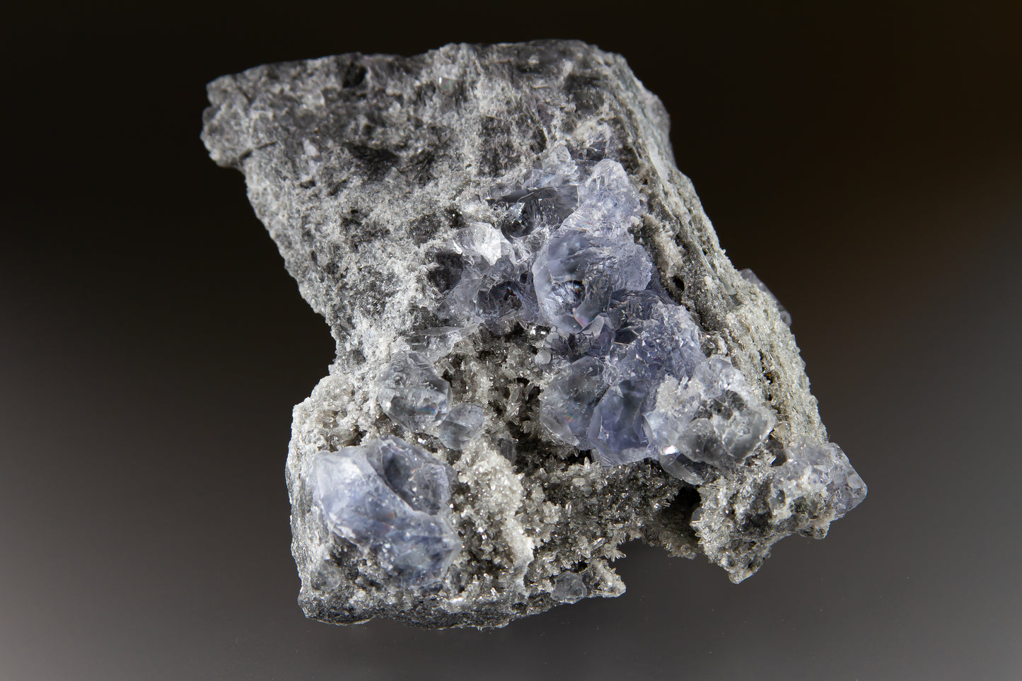 Fluorite, Calcite, and Quartz