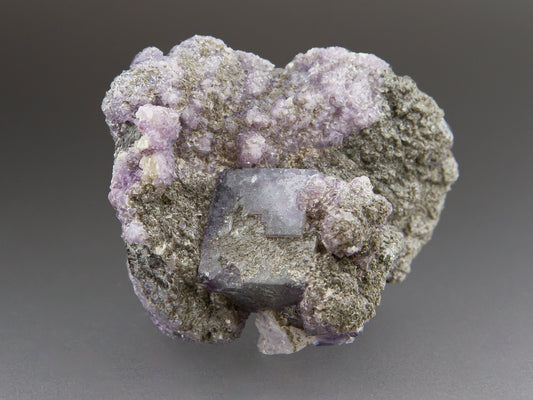 Fluorite, Quartz, and Chlorite