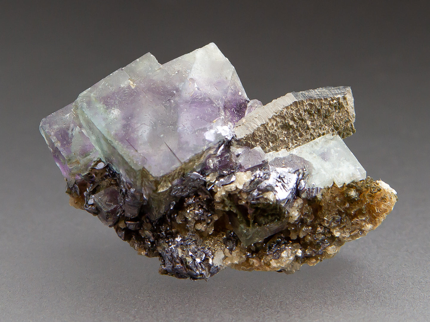 Fluorite and Arsenopyrite