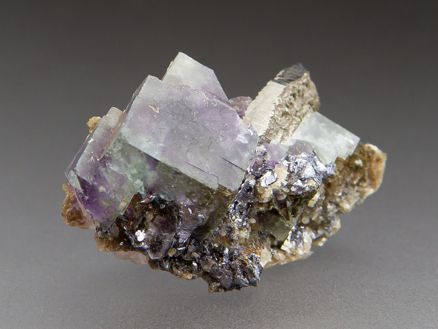 Fluorite and Arsenopyrite
