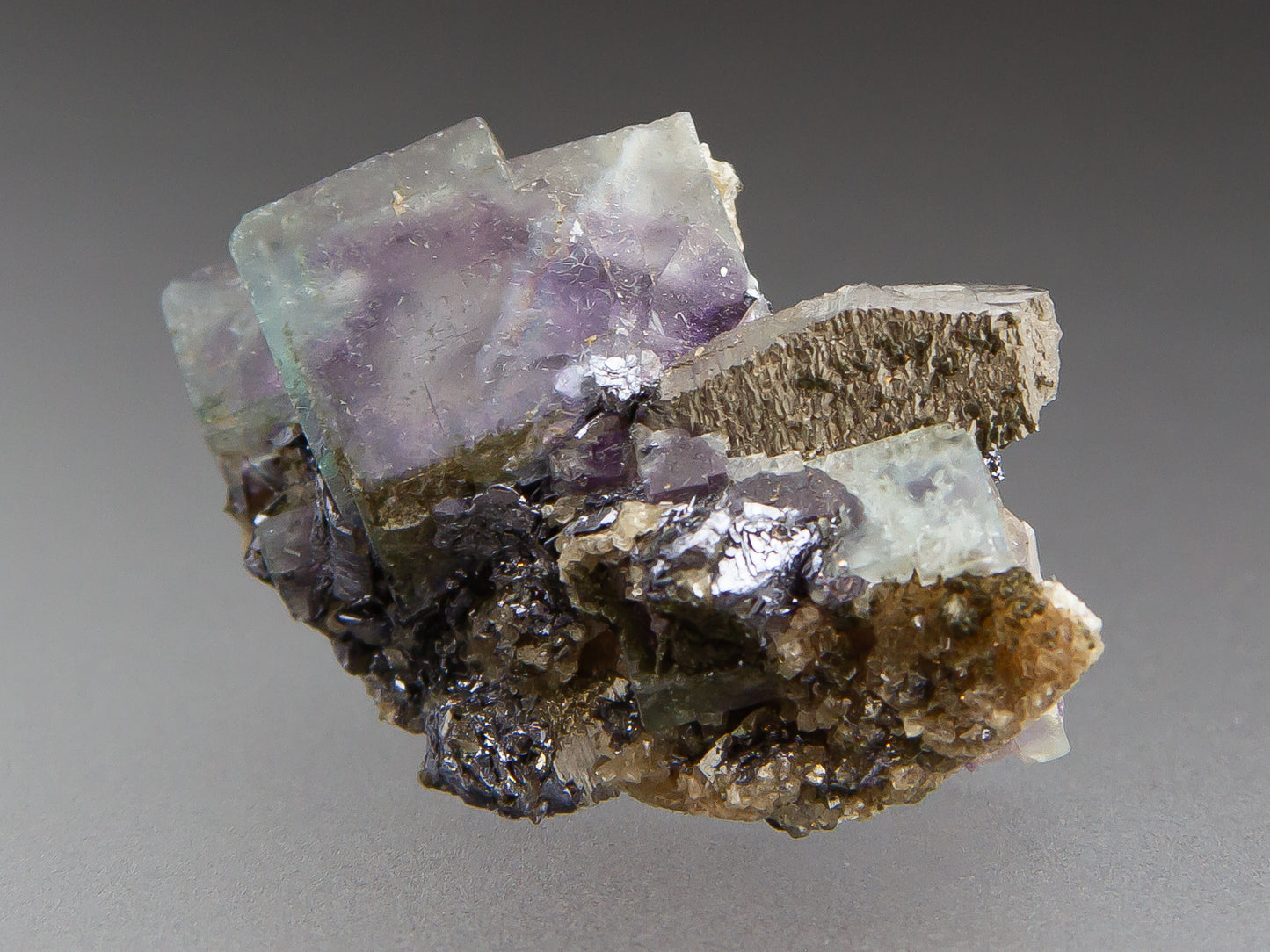 Fluorite and Arsenopyrite