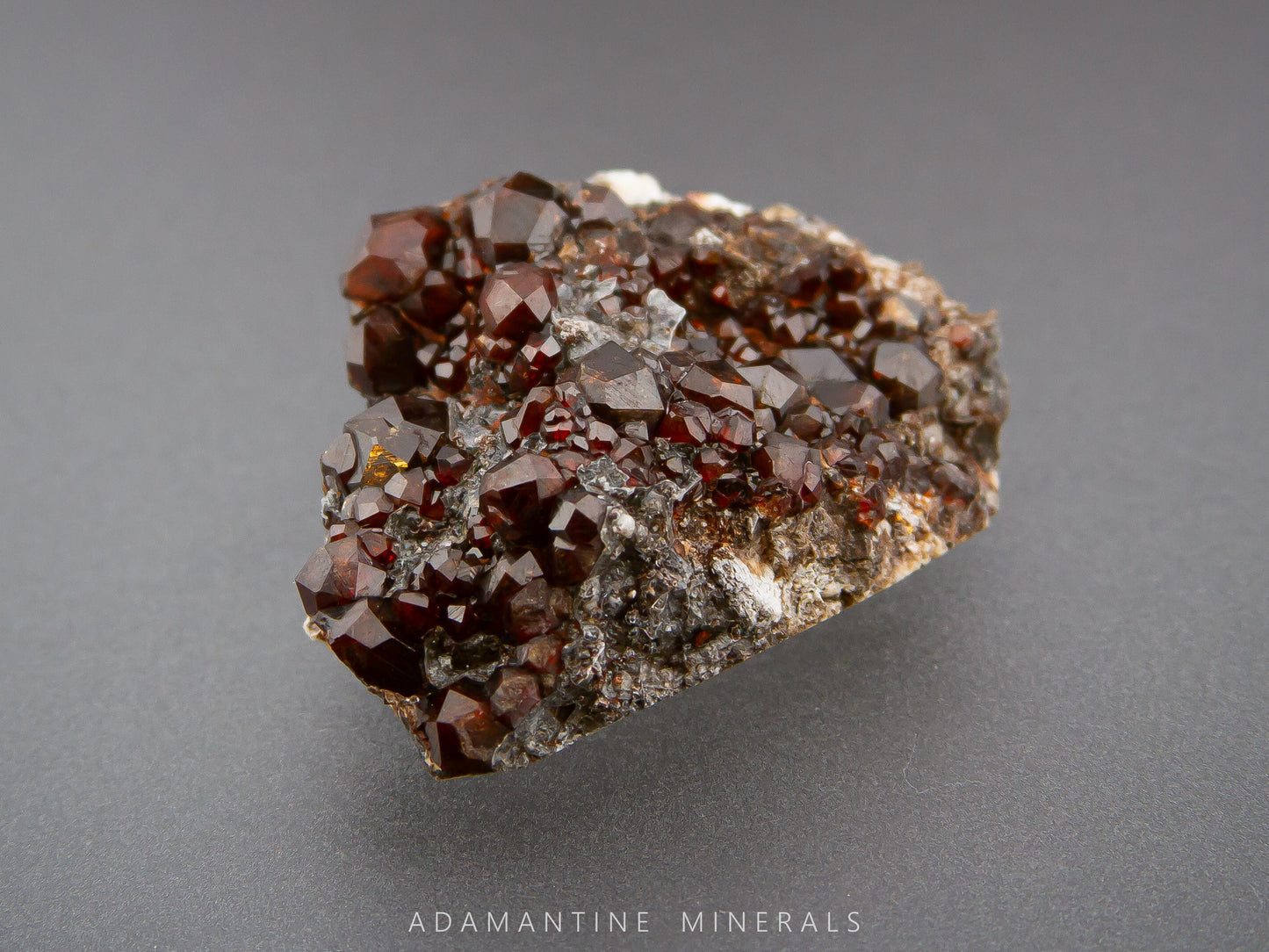 Spessartine Garnet with Hyalite Opal