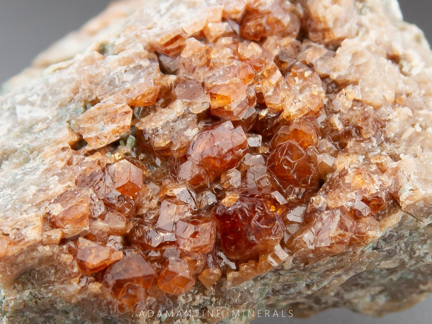 Grossular Garnets with Diopside