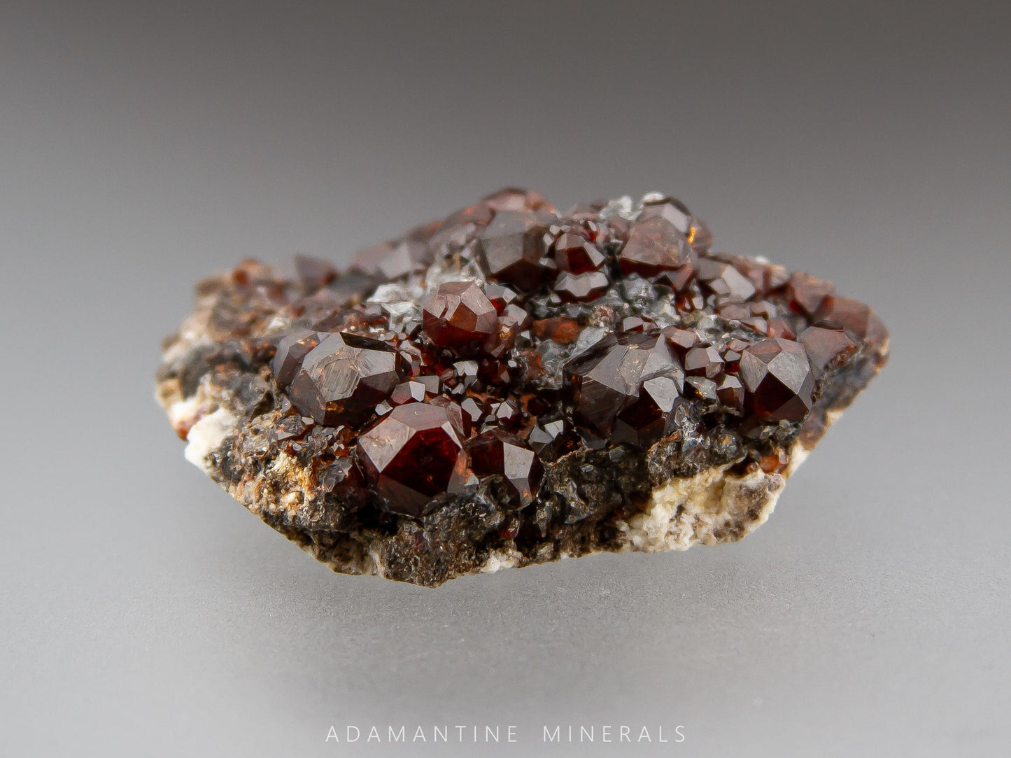 Spessartine Garnet with Hyalite Opal