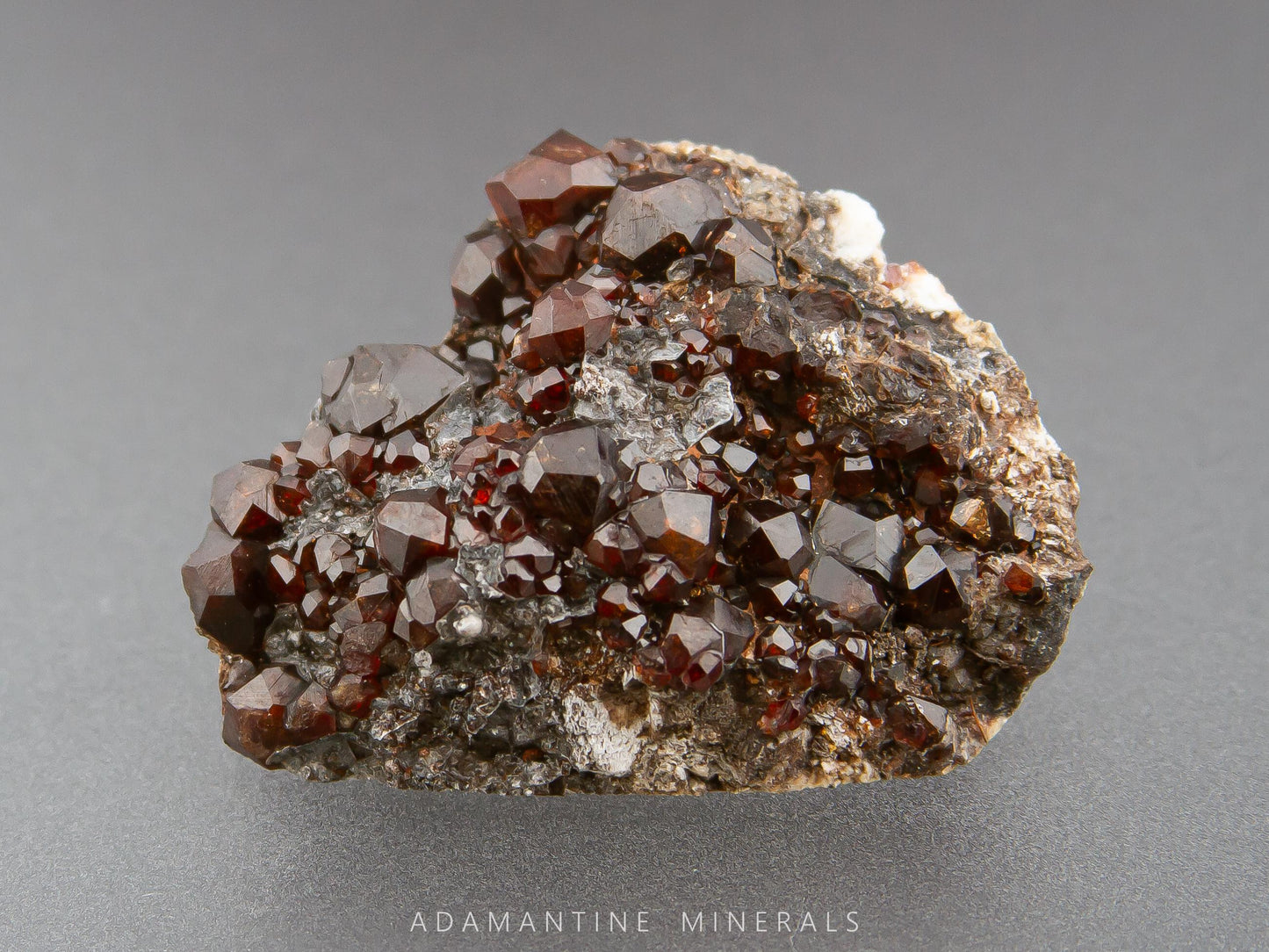 Spessartine Garnet with Hyalite Opal