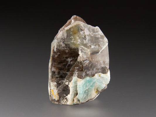 Quartz Var. Smoky with Amazonite