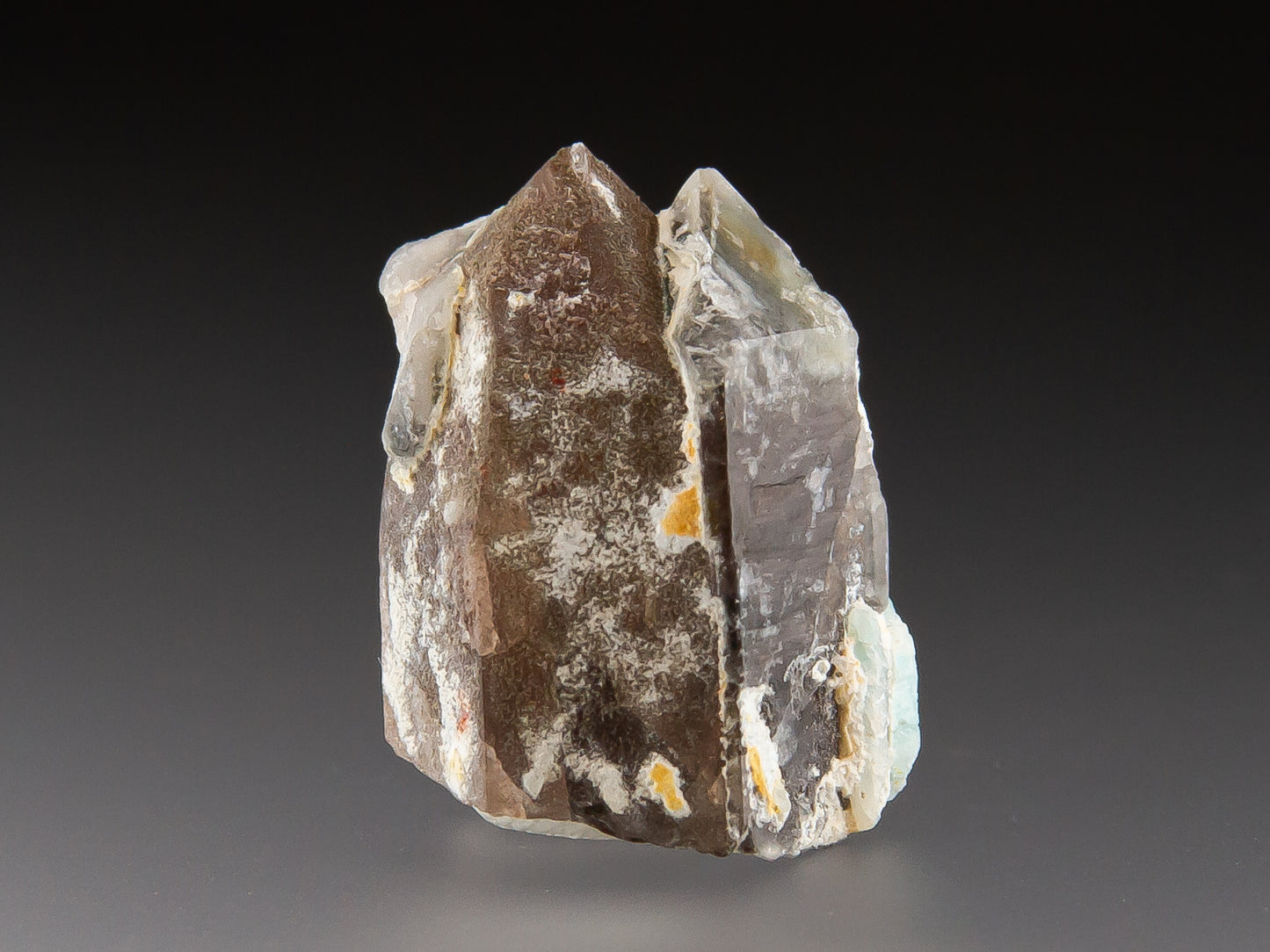 Quartz Var. Smoky with Amazonite