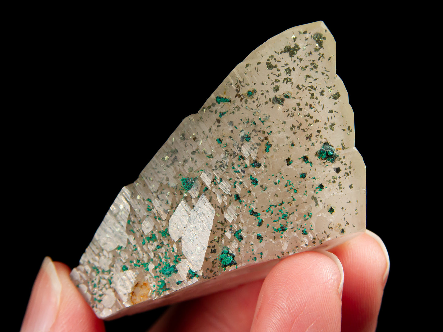 Calcite and Malachite